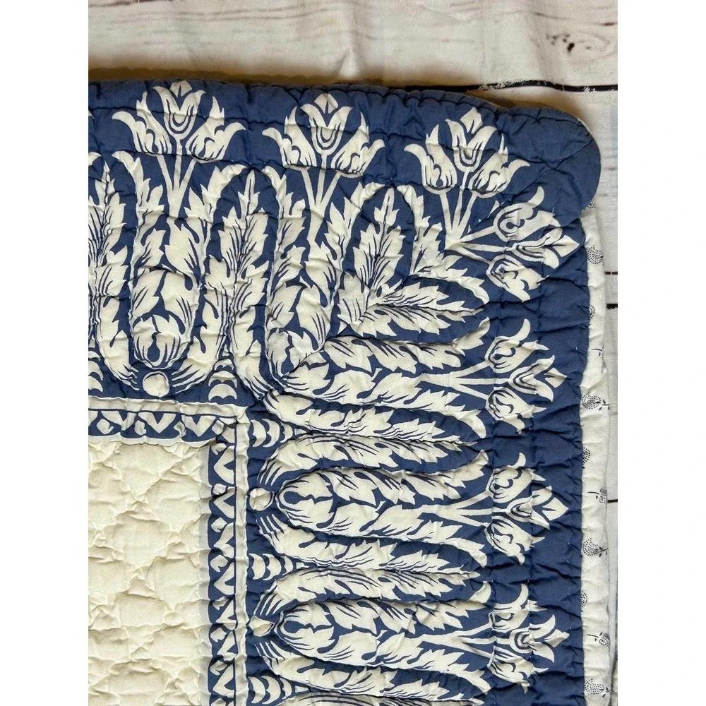 The Chandler Collection Blue and White Pillowcases 25 x 24